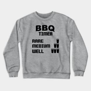 bbq time with beers Crewneck Sweatshirt